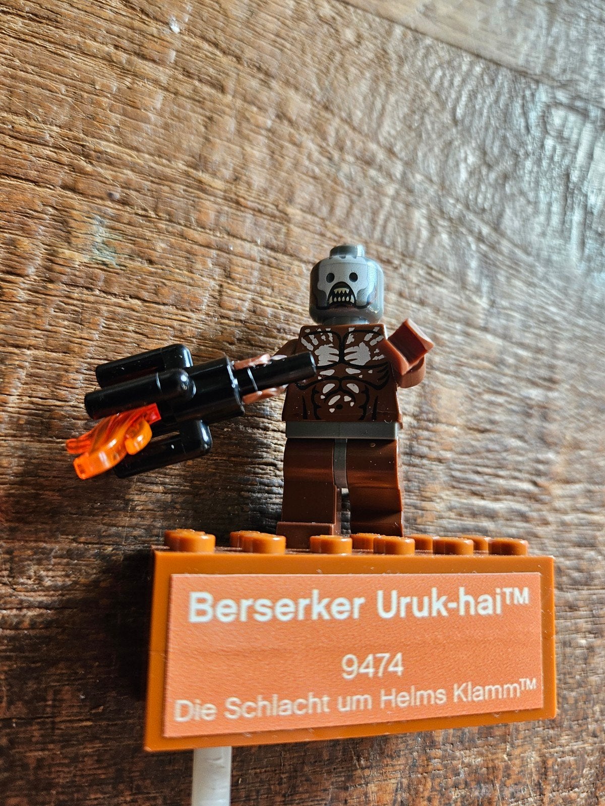 Lego Lord of the Rings Berserker Uruk-hai Minifiguur, Kinderen en Baby's, Speelgoed | Duplo en Lego, Overige thema's, Lego, Ophalen of Verzenden