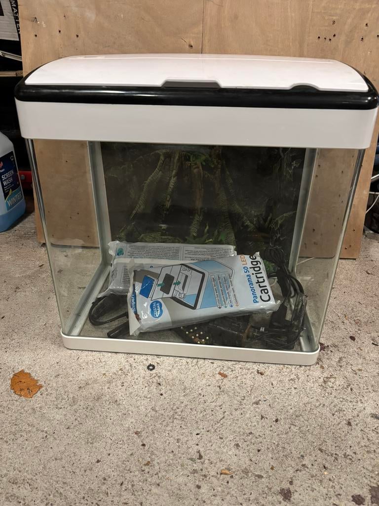 Superfish panorama aquarium 50L, Dieren en Toebehoren, Vissen | Aquaria en Toebehoren, Ophalen of Verzenden, Zo goed als nieuw