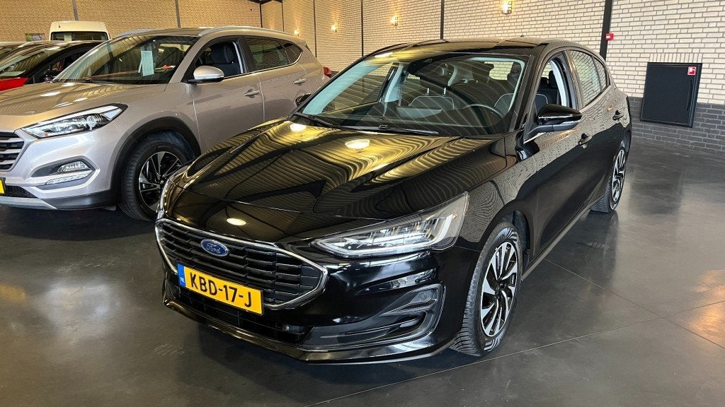 Ford FOCUS 1.0 AUTOMAAT  Titanium Hybride, Auto's, 125 pk, Gebruikt, Met garantie (alle), Zwart