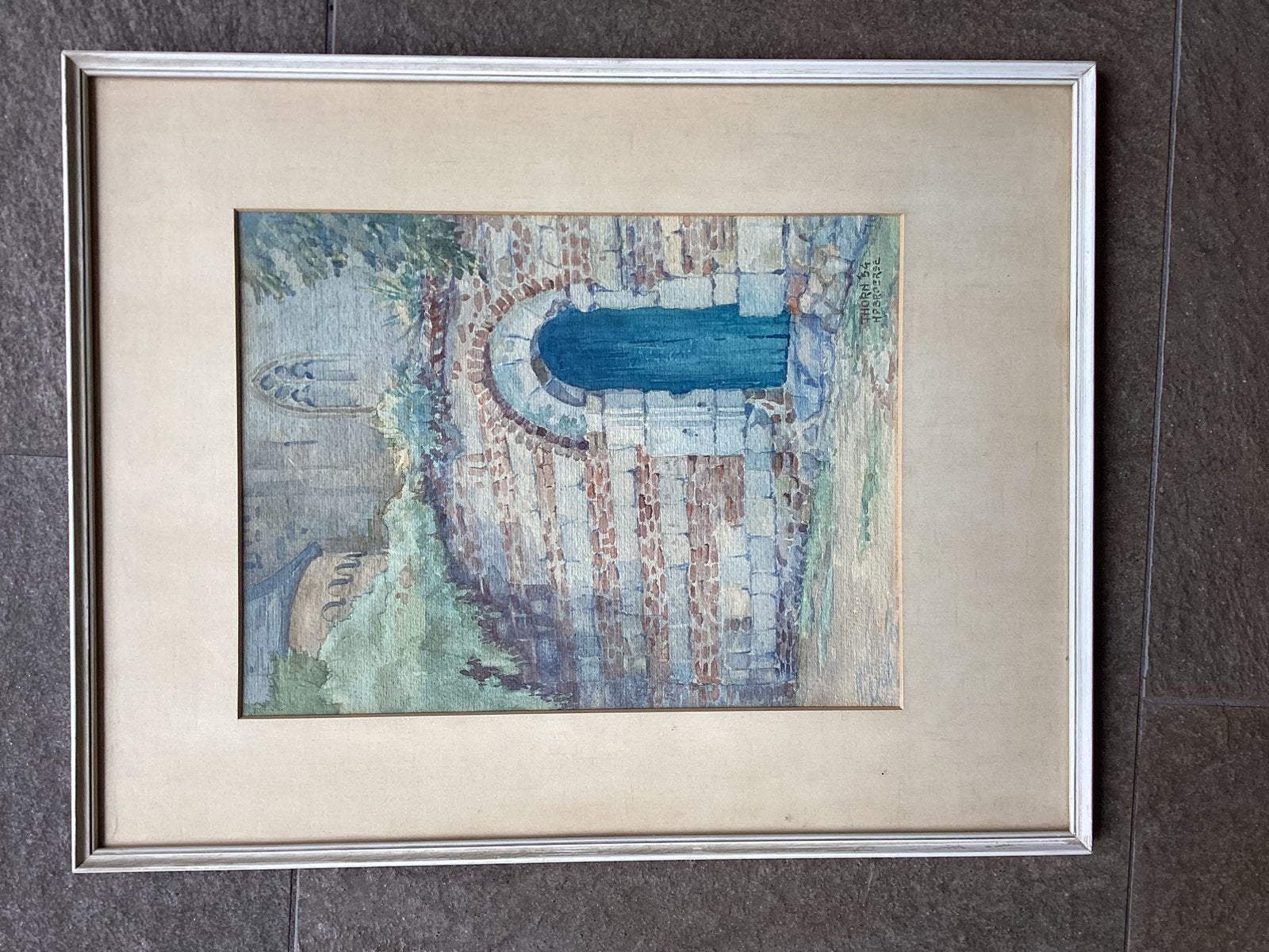 Schilderij Aquarel, Ophalen