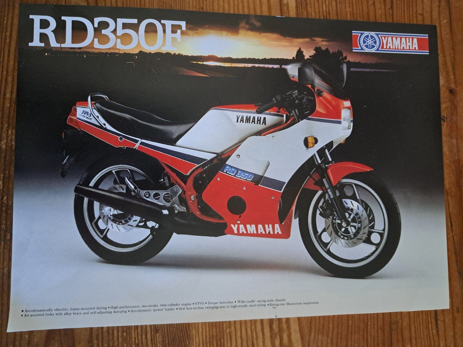 Yamaha RD 350 folder., Ophalen of Verzenden, Yamaha