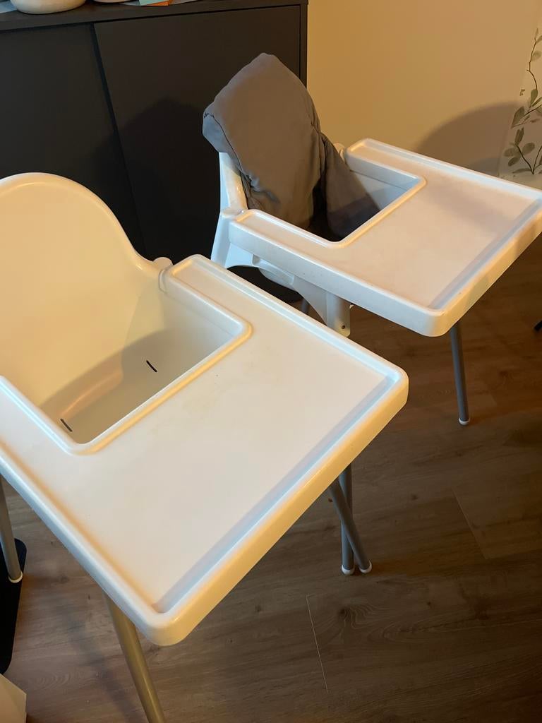 Ikea antilop kinderstoel met eetblad, Kinderen en Baby's, Kinderstoelen, Zo goed als nieuw, Overige typen, Afneembaar eetblad