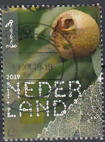 Nederland 10.25.2- 2019- Bomen & Bladeren- Mispel- G, Verzenden, Na 1940, Gestempeld