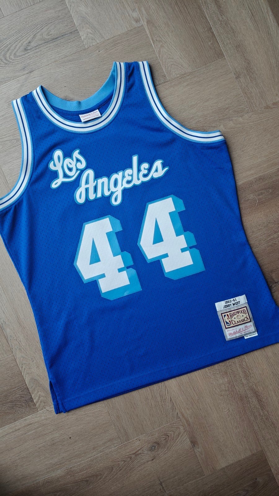 Jerry West Los Angeles Lakers #44 Swingman NBA Jersey (1960-, Sport en Fitness, Ophalen of Verzenden, Nieuw, Kleding