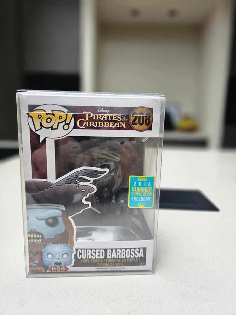 Funko Pop! Disney Pirates of the Caribbean Cursed Barbossa, Ophalen of Verzenden, Zo goed als nieuw