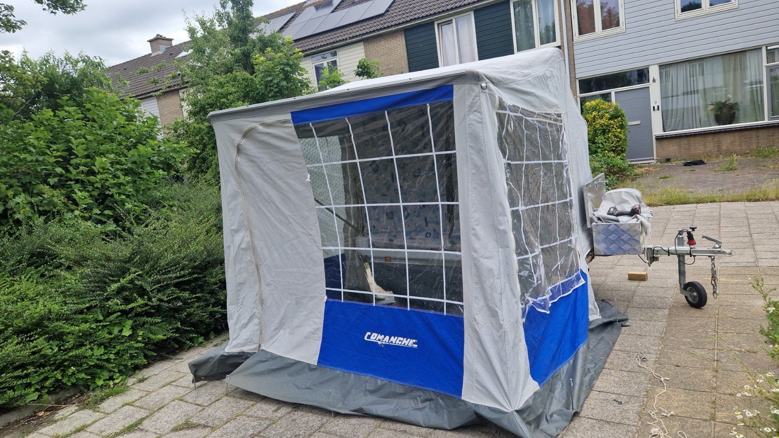 Nette mini vouwwagen, Caravans en Kamperen, Vouwwagens, Tot en met 2, Lichtgrijs, Ophalen of Verzenden, Comanche