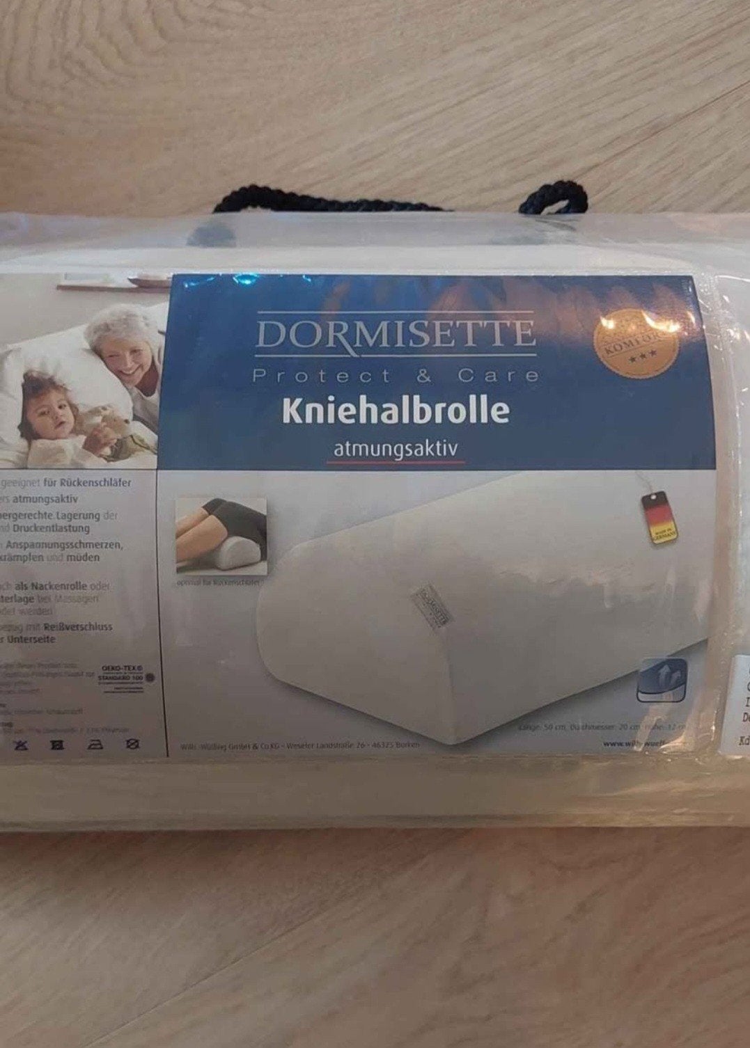 Dormisette Kniehalbolle - Ademend Kniekussen, Eenpersoons, Wit, Nieuw, Ophalen of Verzenden