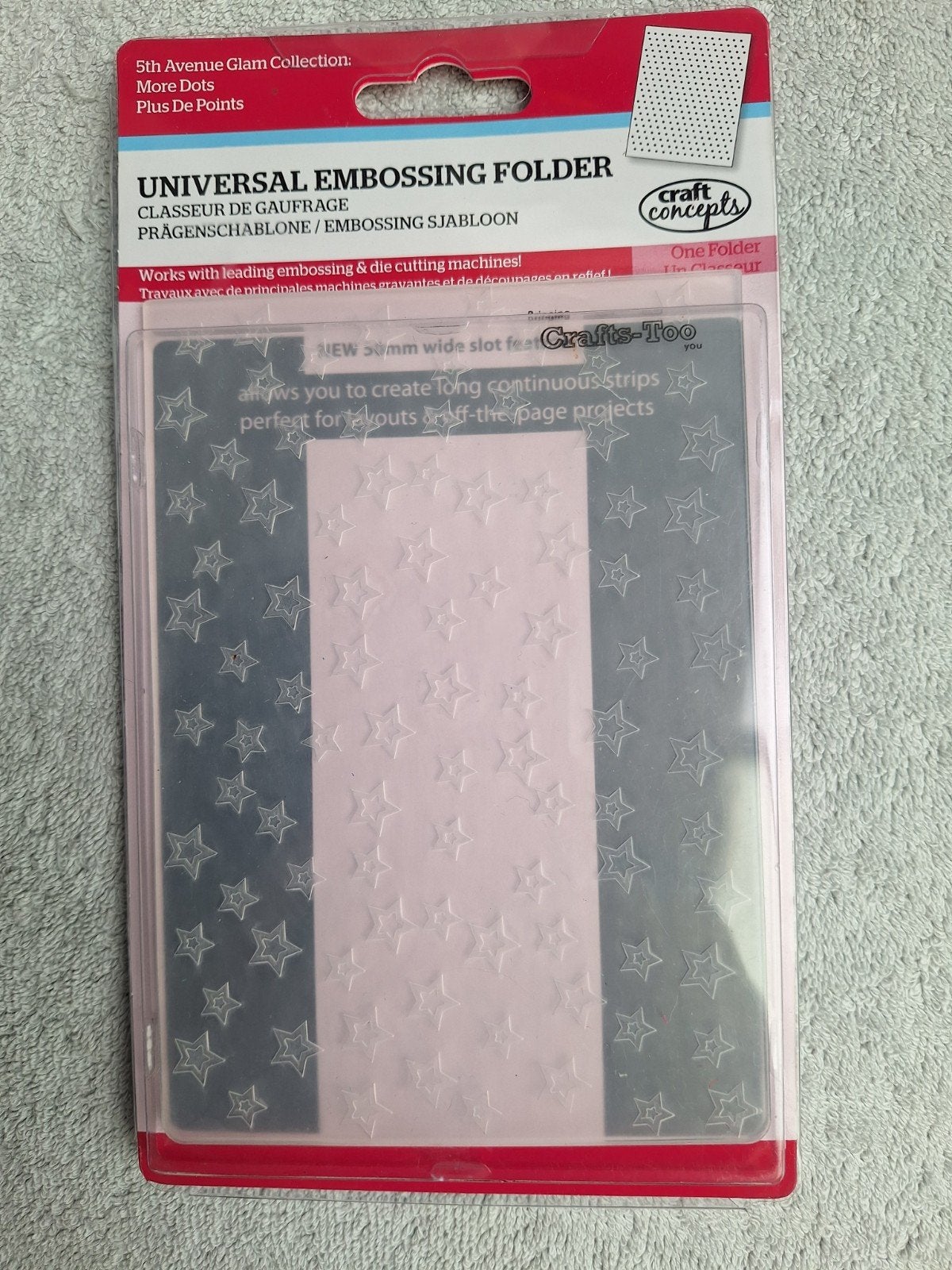 embossing folder, Hobby en Vrije tijd, Ophalen of Verzenden, Nieuw, Overige thema's, Pons of Mal