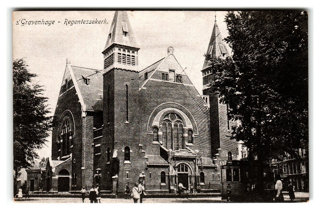 's-Gravenhage, Regentessekerk, Verzamelen, Ansichtkaarten | Nederland, Verzenden, 1920 tot 1940, Ongelopen, Zuid-Holland