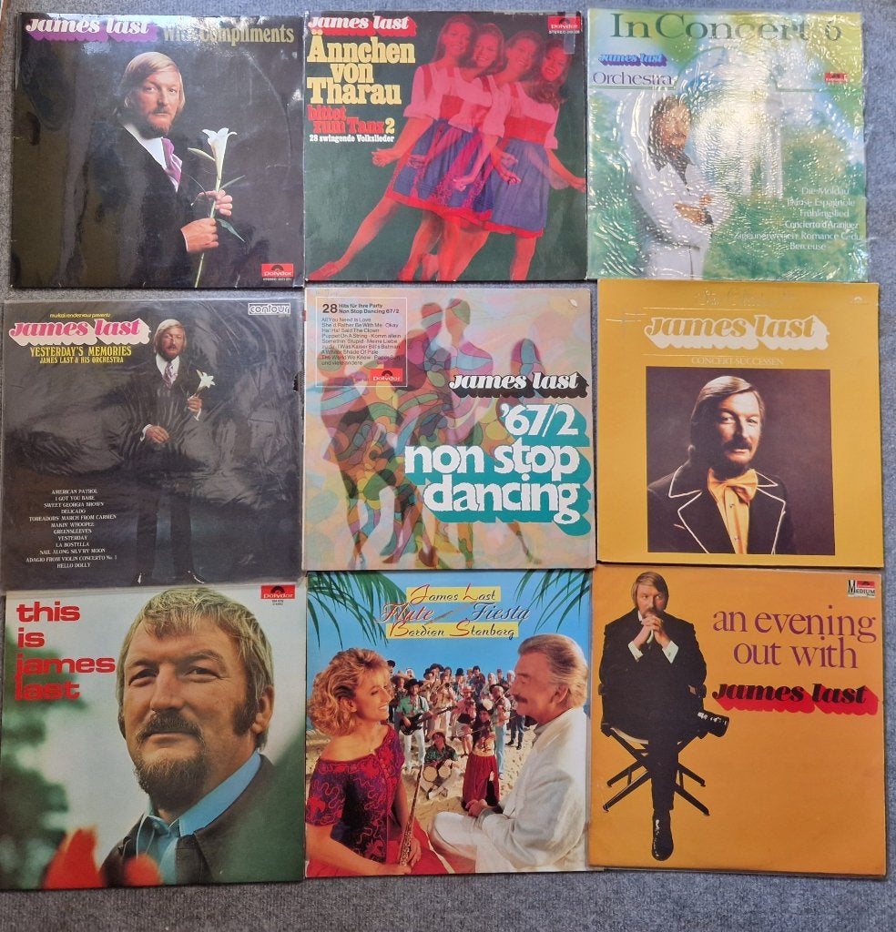 Collectie lp's van James Last, Cd's en Dvd's, Ophalen of Verzenden, Gebruikt, 12 inch