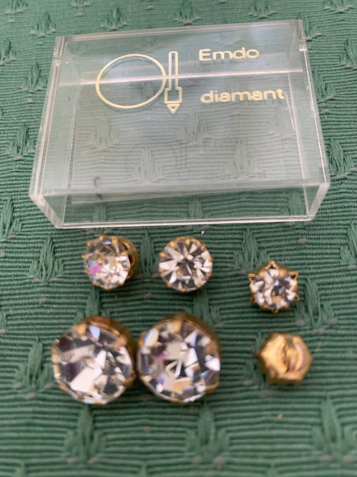 Diamant knopen  3x2 - Emdo, Ophalen of Verzenden, Nieuw