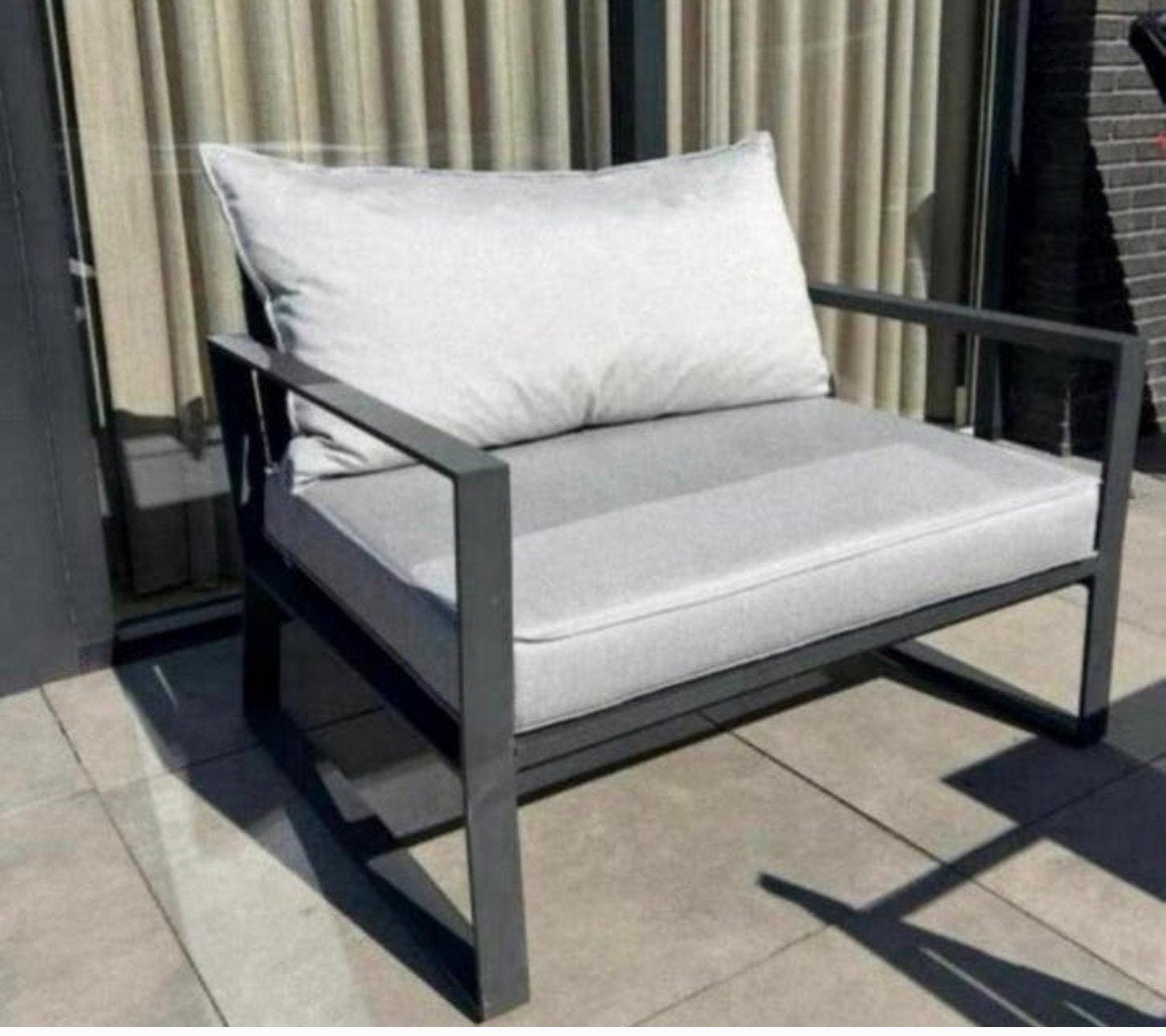 Borek Samos loungebank, Ophalen, Zo goed als nieuw, Aluminium