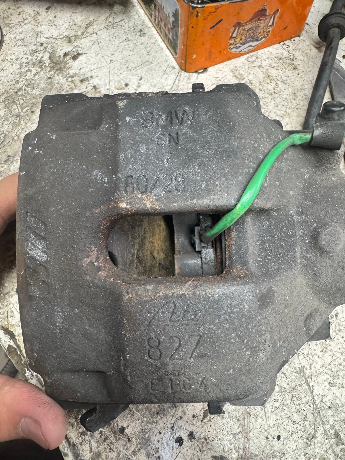 BMW E46 M3 Remklauw - Gebruikt maar functioneel, Auto-onderdelen, Ophalen of Verzenden, Gebruikt, BMW