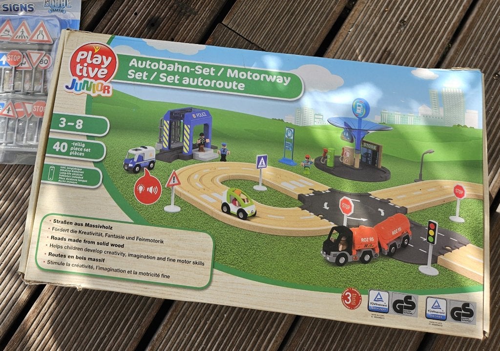 houten speelgoed autoweg, Ophalen of Verzenden, Nieuw, Overige typen