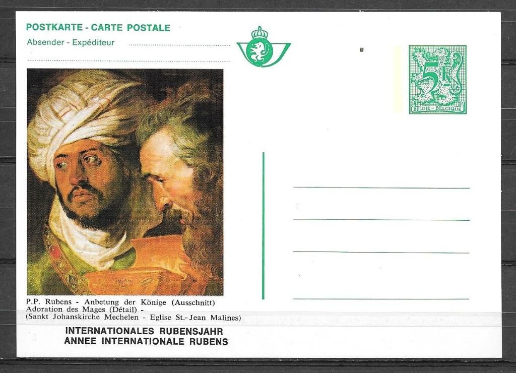 Belgie 1977 Setje Briefkaarten Rubensjaar, Postzegels en Munten, Verzenden, Postfris