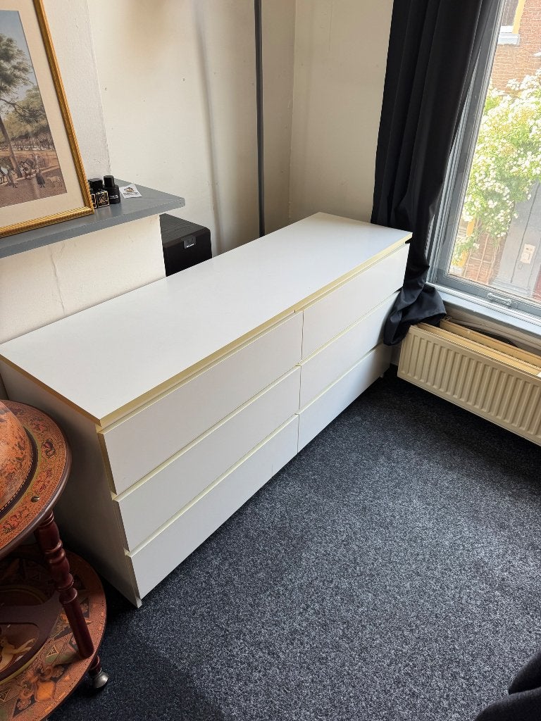 Ikea KULLEN Ladekast met 6 lades, Huis en Inrichting, Ophalen, Gebruikt, 100 tot 150 cm, 5 laden of meer