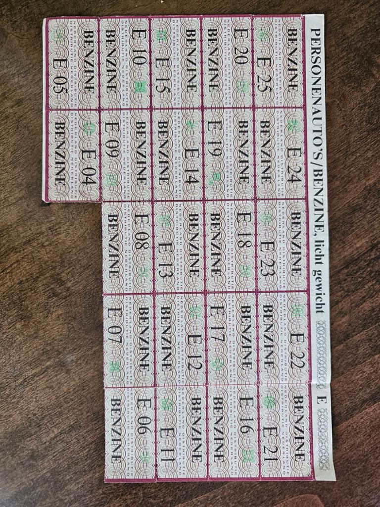 Benzinebonnen uit 1973, Verzamelen, Ophalen of Verzenden, Auto's