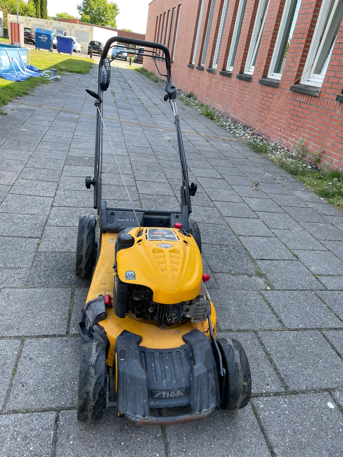 Grasmaaier Briggs & Stration 675 Series Benzine, Tuin en Terras, Grasmaaiers, Ophalen, Gebruikt, Benzine-grasmaaier, Versnellingen