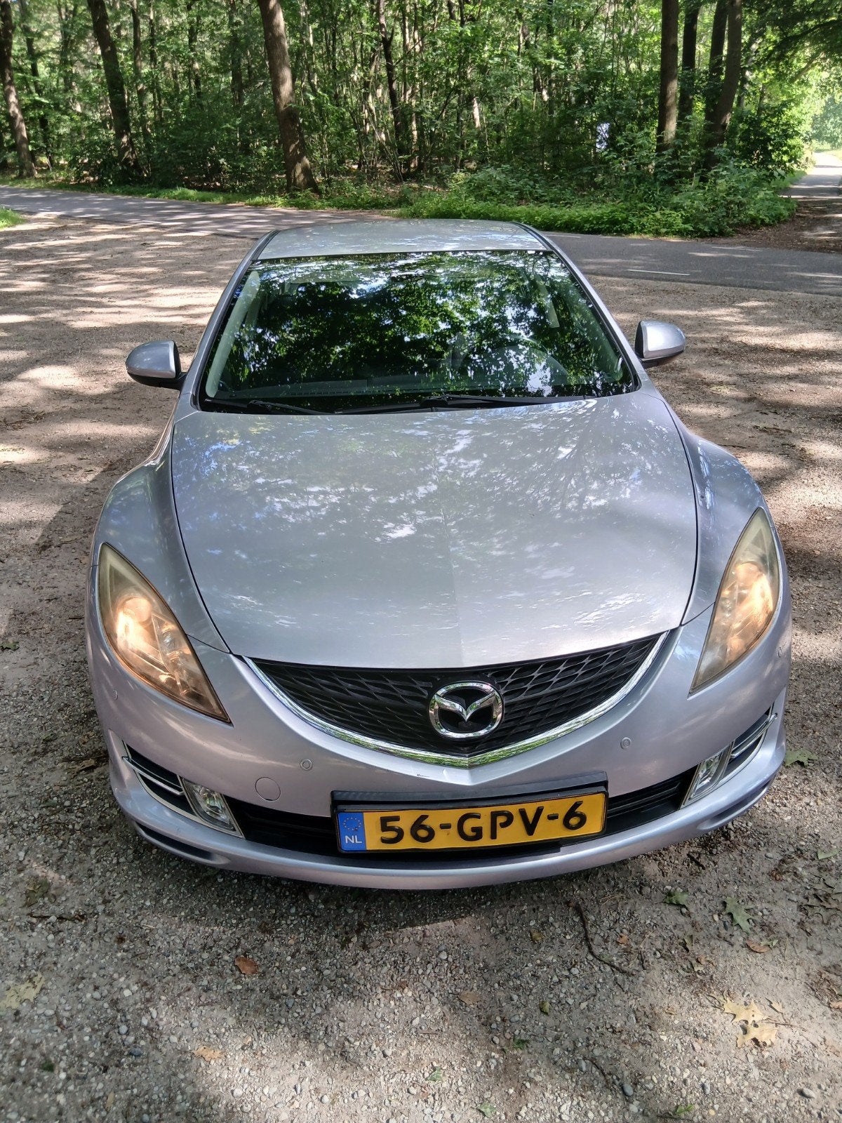 Mazda 6 2.0 Sedan 2008 Grijs 168.000 km, Auto's, Mazda, Particulier, Benzine, B, Sedan, Handgeschakeld, Origineel Nederlands, Zilver of Grijs