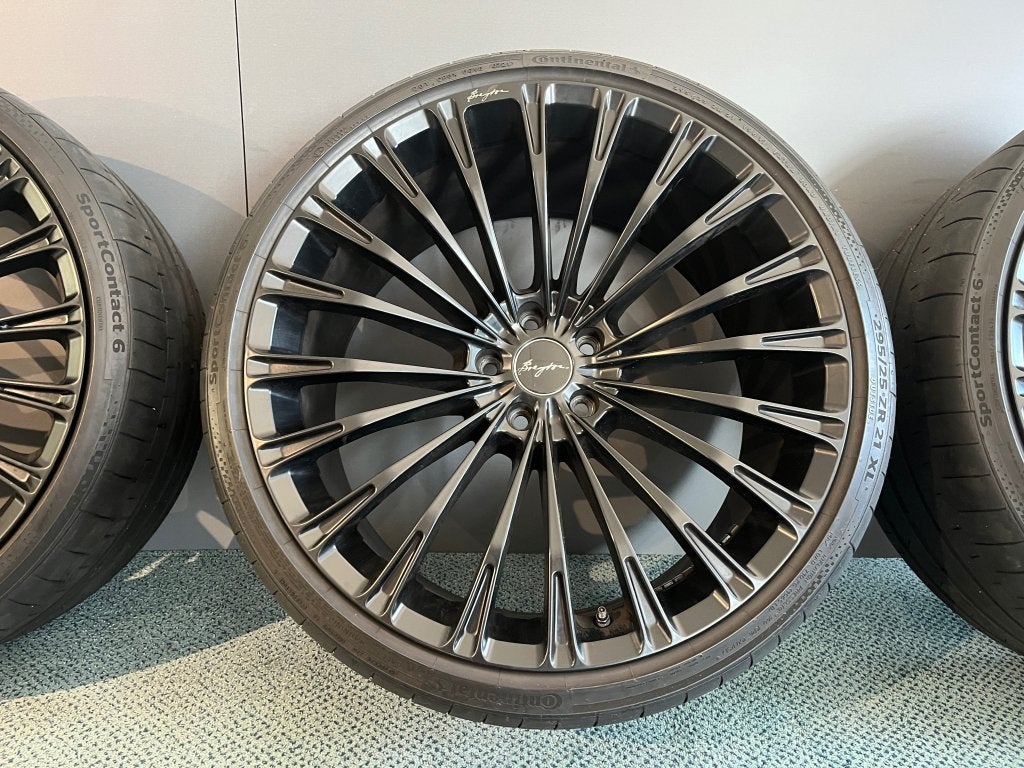 21 inch Breyton LS3 BK voor BMW 5 G30 G60 /BMW 6 G32 en 7 G1, Gebruikt, 255 mm, Banden en Velgen, Info@ksc-import.nl