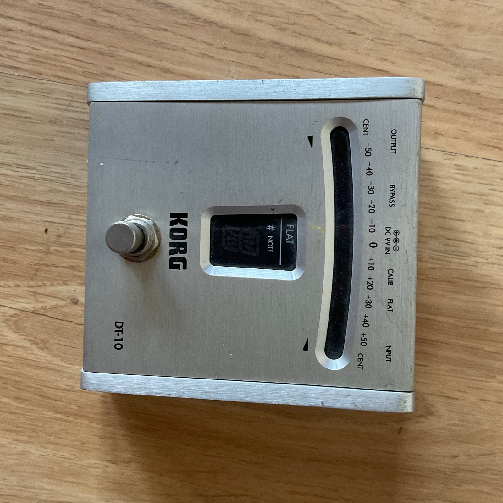 Korg DT-10 Digitale Gitaar Tuner Pedaal, Ophalen of Verzenden, Gebruikt, Overige typen