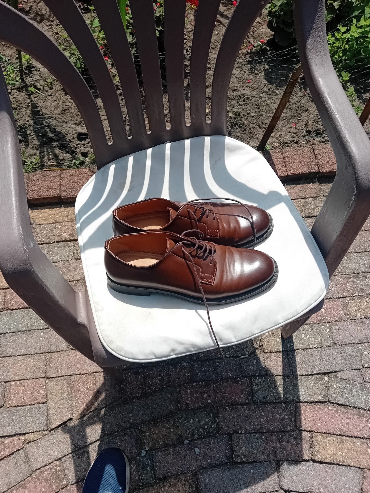Nette bruine veterschoenen - Zara, Kleding | Heren, Schoenen, Ophalen of Verzenden, Zo goed als nieuw, Veterschoenen, Bruin