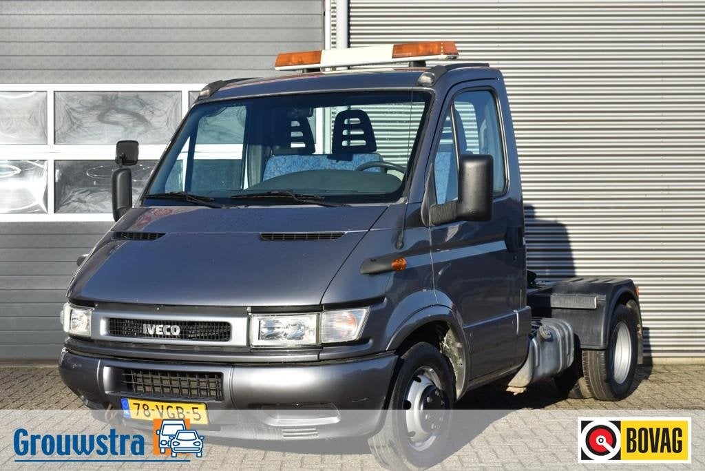 Iveco DAILY CHASSIS CAB 3 ZITS / PTO / ORIG NEDERLANDS / BE-, Auto's, Bestelauto's, Achterwielaandrijving, 4 cilinders, Origineel Nederlands