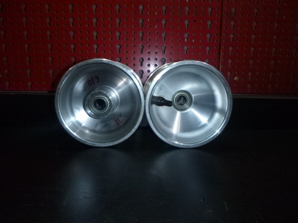 2 x RIGHETTI DSR ALS ALU 115 mm kart velgen, Ophalen of Verzenden, Gebruikt, Onderdelen Kart