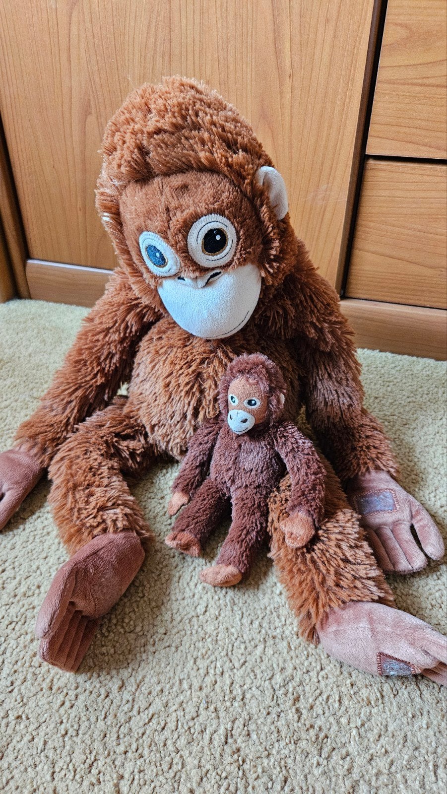 Ikea knuffel aap met baby, Kinderen en Baby's, Speelgoed | Knuffels en Pluche, Ophalen of Verzenden, Overige typen