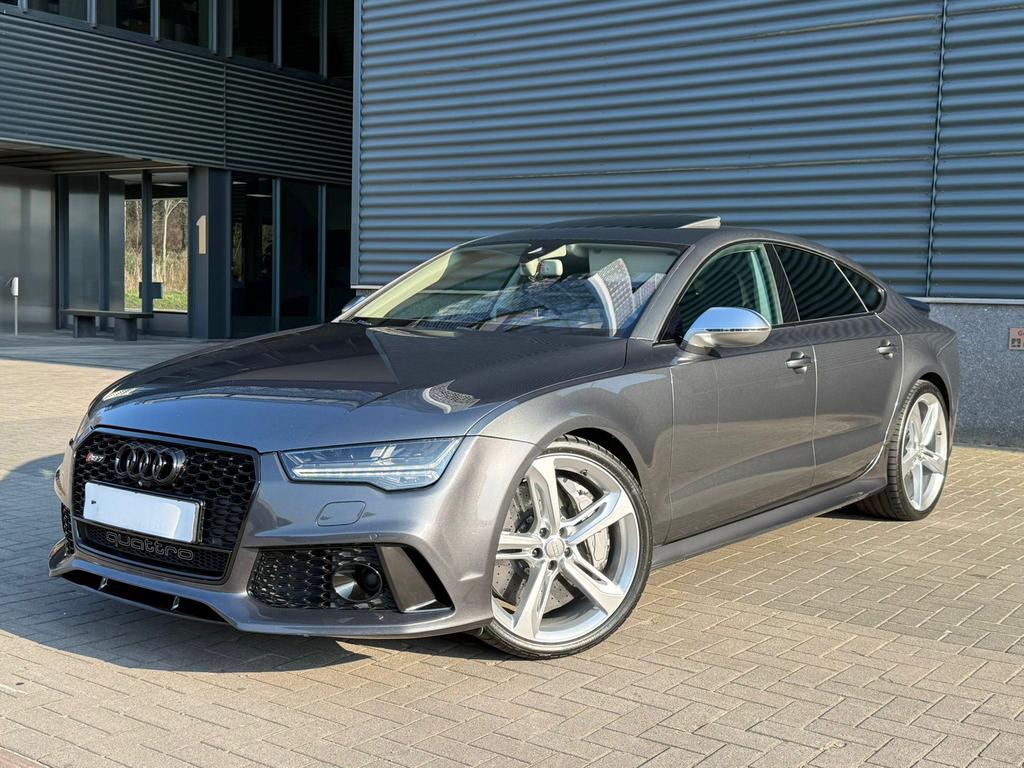 Audi RS7 Quattro+ Nightvision / Dak / Softclose / Head-up, Automaat, Parkeerassistent, Leder, Vierwielaandrijving