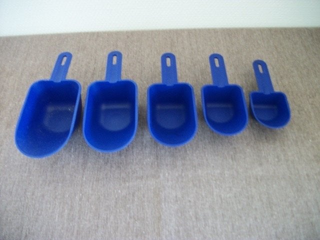 Setje van 5 Tupperware Maatlepels, Ophalen of Verzenden, Gebruikt, Overige typen