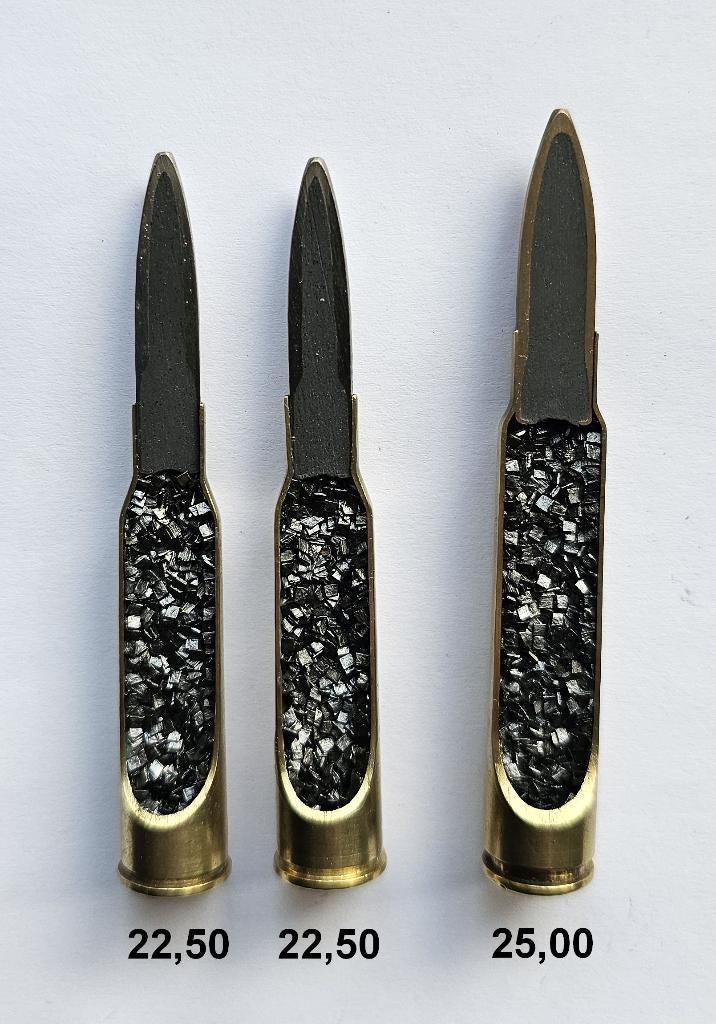 6,5x50SRmm + 7,7x58mm Arisaka  DOORSNEDEN, Verzamelen, Ophalen of Verzenden, Landmacht, Azië, Hulzen of Bodemvondsten