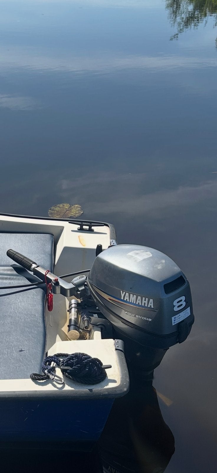 Yamaha 8 PK 4-takt (2010), Watersport en Boten, Ophalen of Verzenden, Gebruikt, Motor en Techniek
