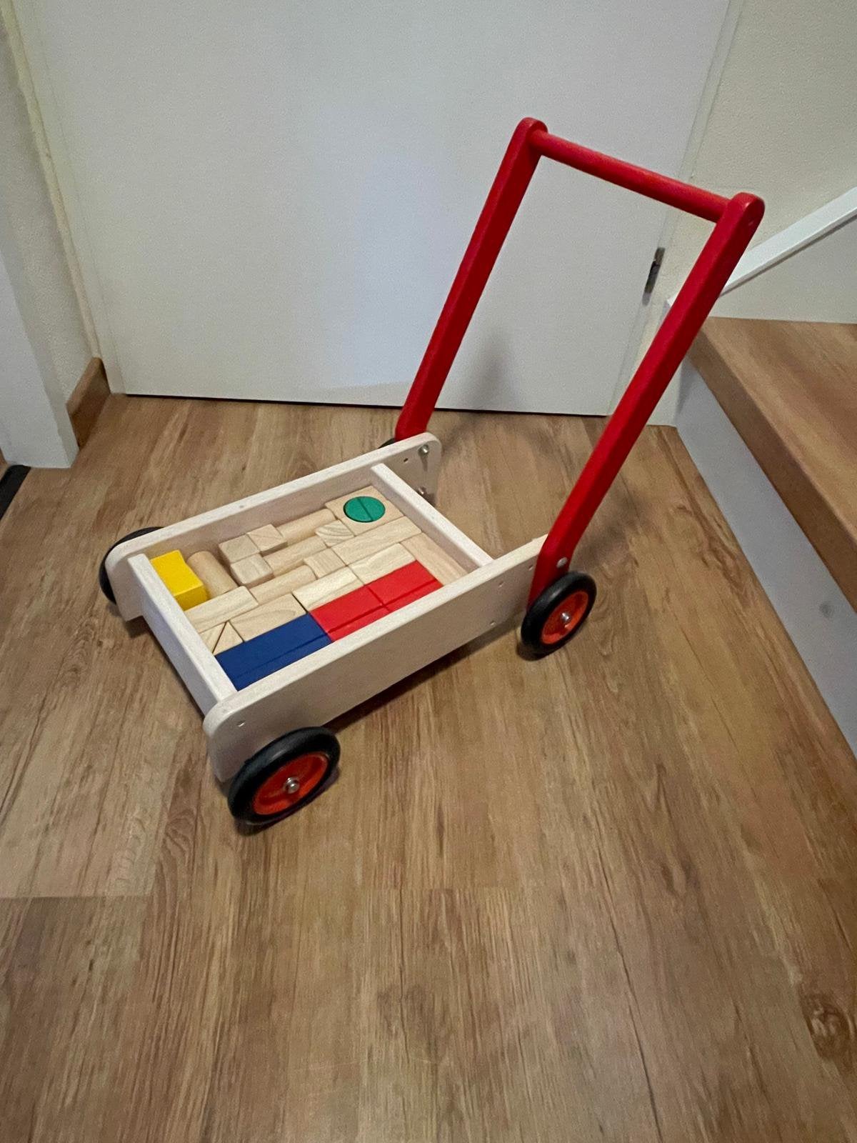 Blokkenwagen, Ophalen of Verzenden, Zo goed als nieuw