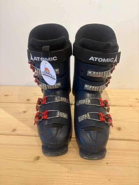 Atomic Hawx Jr 60 Kinder skischoenen maat 24.5(38) Netjes, Info@atomic.com, Gebruikt, 100 tot 140 cm, Schoenen