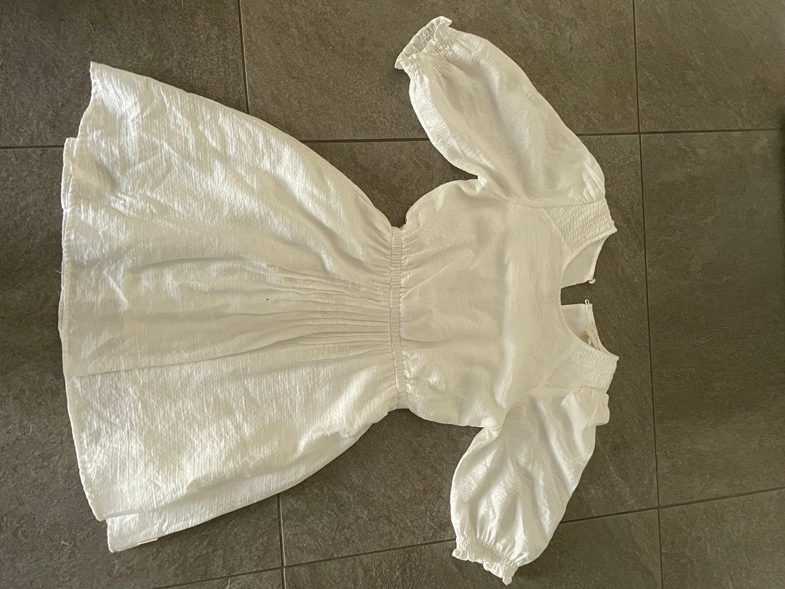 AI&KO Wit Jurkje Maat 152, Kinderen en Baby's, Kinderkleding | Maat 152, Ophalen, Zo goed als nieuw, Meisje, Jurk of Rok