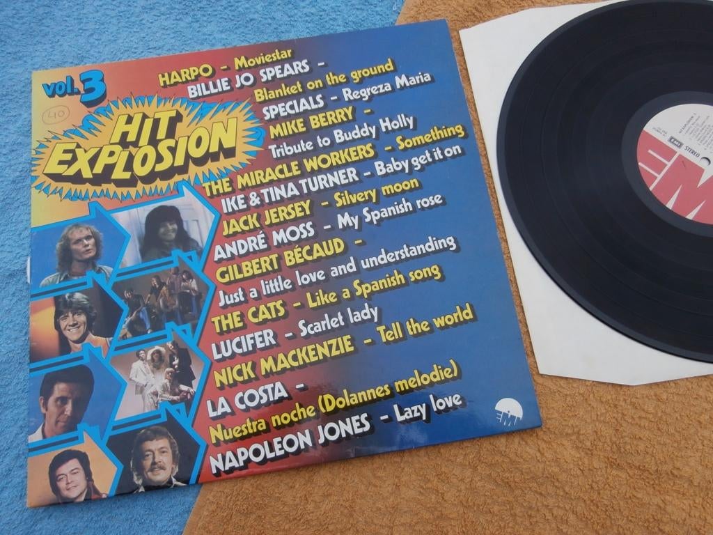 LP - Hit Explosion Vol. 3 Original Hits - Original Artists., Cd's en Dvd's, Vinyl | Verzamelalbums, Ophalen of Verzenden, Zo goed als nieuw