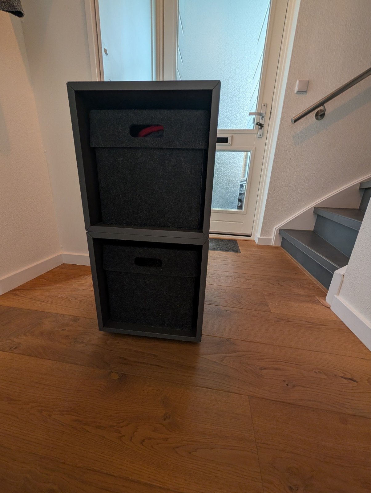 2x IKEA Eket kastjes met mandjes - Zo goed als nieuw, Ophalen, Zo goed als nieuw