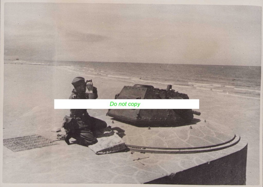 'belgisches Küstengeschütz Ostende' Persfoto, Verzenden, Landmacht, Duitsland, Foto of Poster
