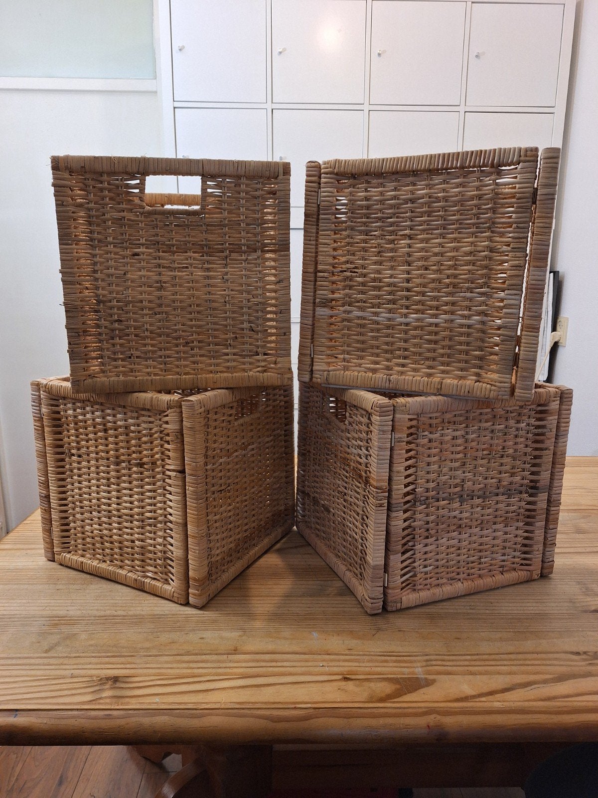 Ikea Branäs bakken rotan voor de Ikea Kallax, Ophalen, Zo goed als nieuw