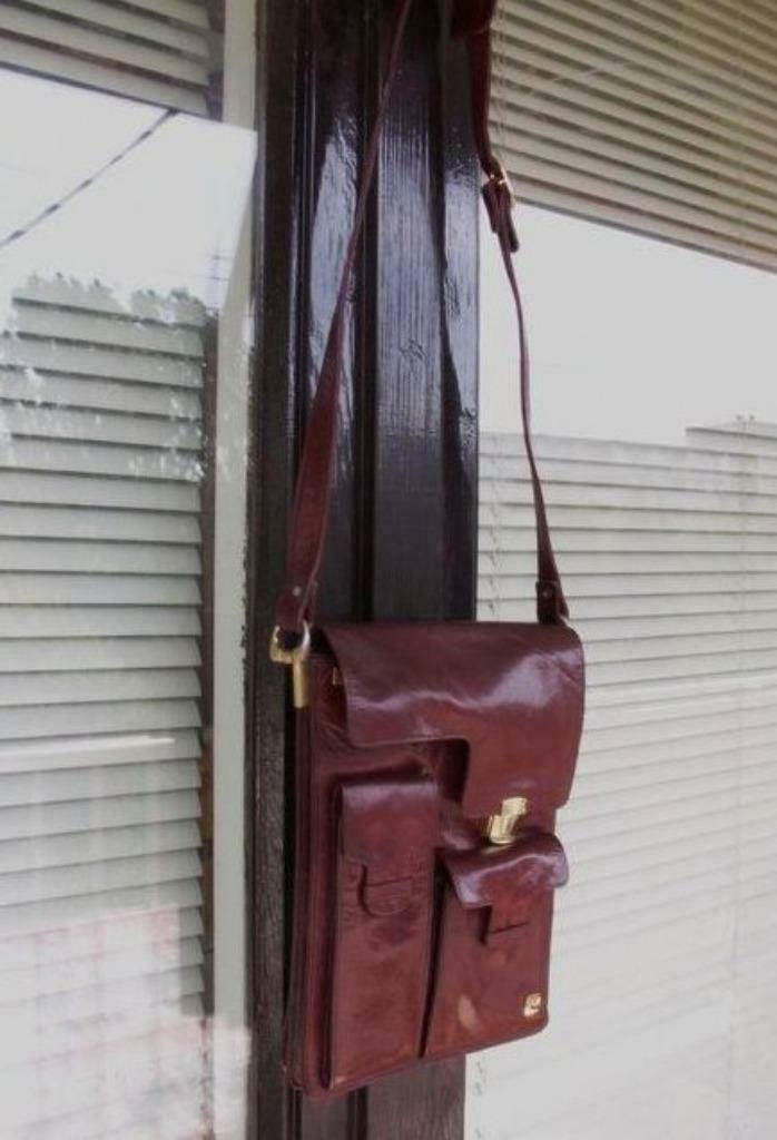 Rode leren tas Pierre Cardin, Ophalen of Verzenden, Nieuw, Rood, Schoudertasje