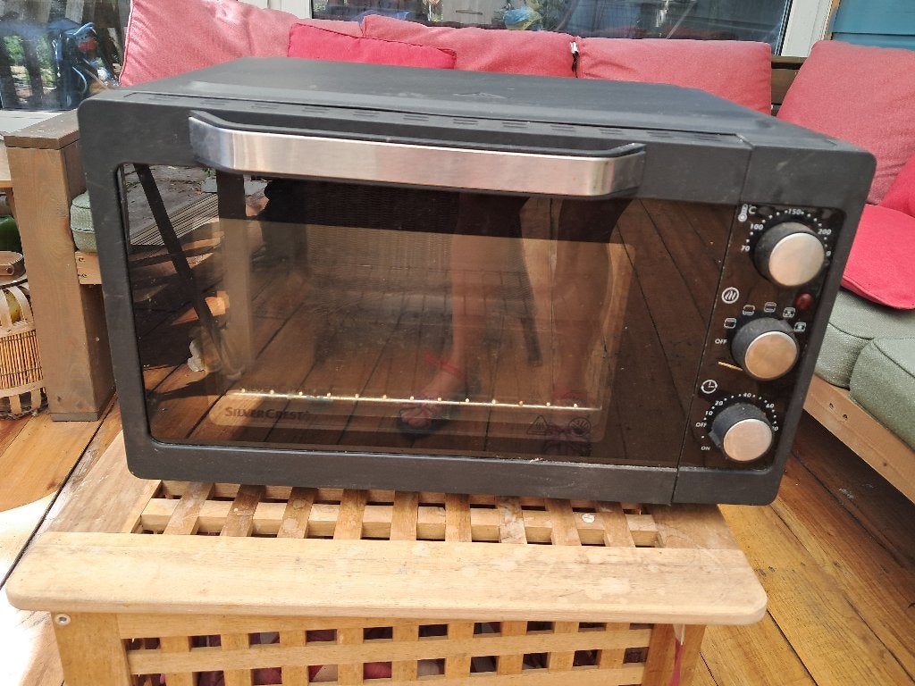 Compacte mini oven met grill-functie, Ophalen, Minder dan 45 cm, Gebruikt, Minder dan 45 cm