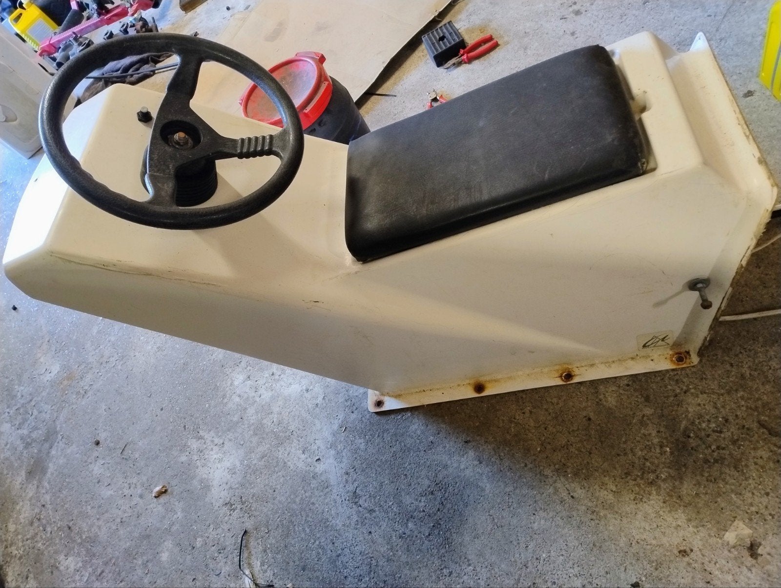 Stuurconsole met jockey zit voor rubberboot, Ophalen of Verzenden, Gebruikt, Overige typen