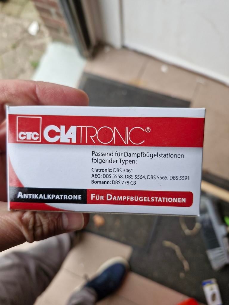 Clatronic Antikalkpatroon Stoomstrijkijzer, Witgoed en Apparatuur, Strijkijzers en Strijkplanken, Ophalen of Verzenden