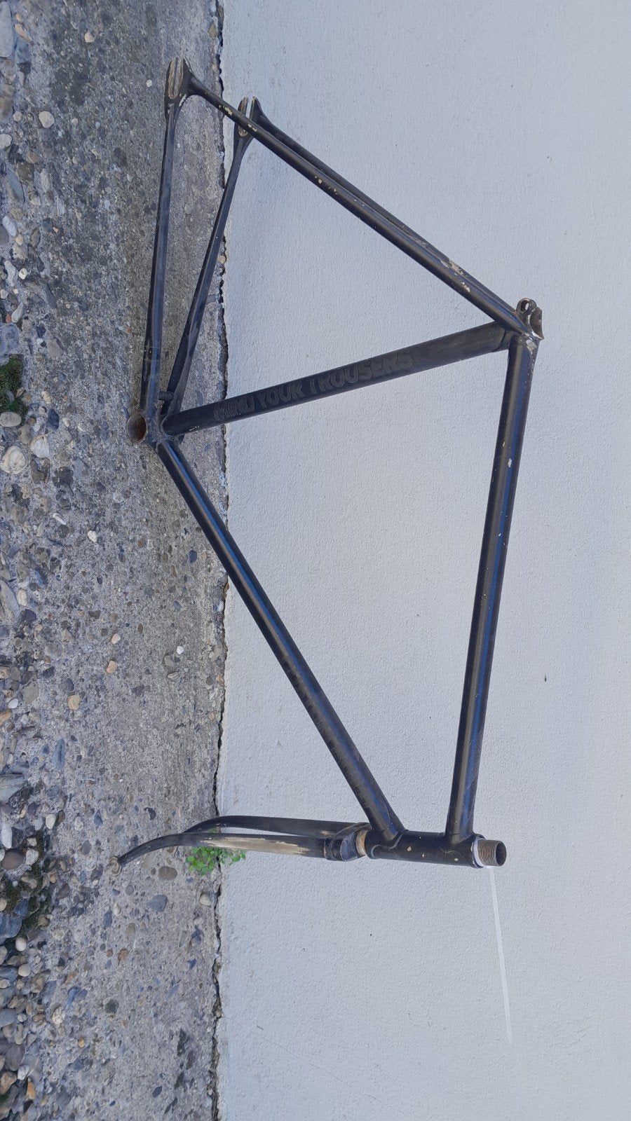 Baanframe frameset baanfiets pista piste velodrome track, Fietsen en Brommers, Frame, Gebruikt, Staal, Ophalen of Verzenden