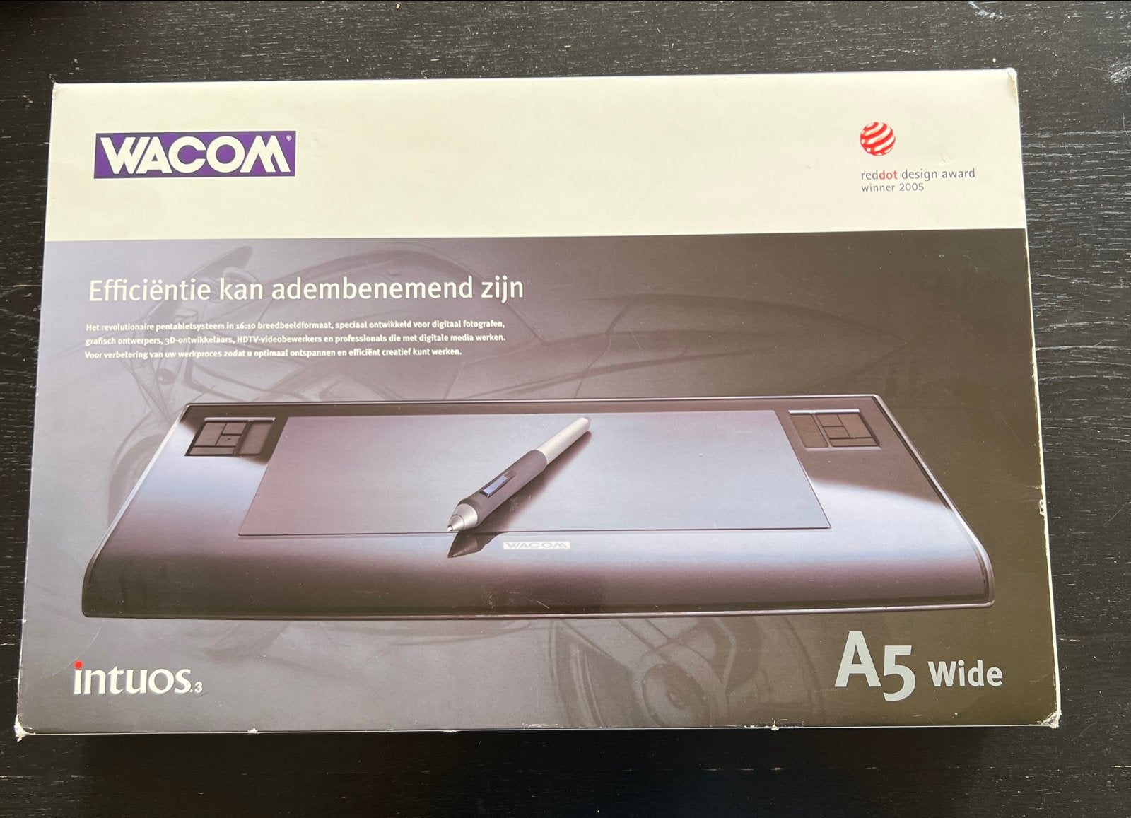 Wacom Intuos3 A5 Wide tekentablet met extra penpunten, Computers en Software, Tekentablets, Zo goed als nieuw, Bedraad, Ophalen