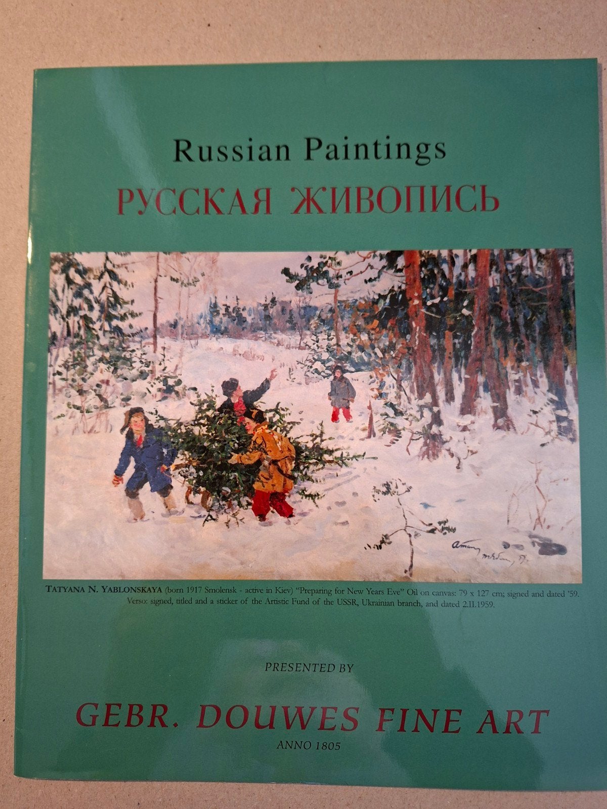 Russische schilderijen - Gebr. Douwes Fine Art catalogus, Ophalen of Verzenden