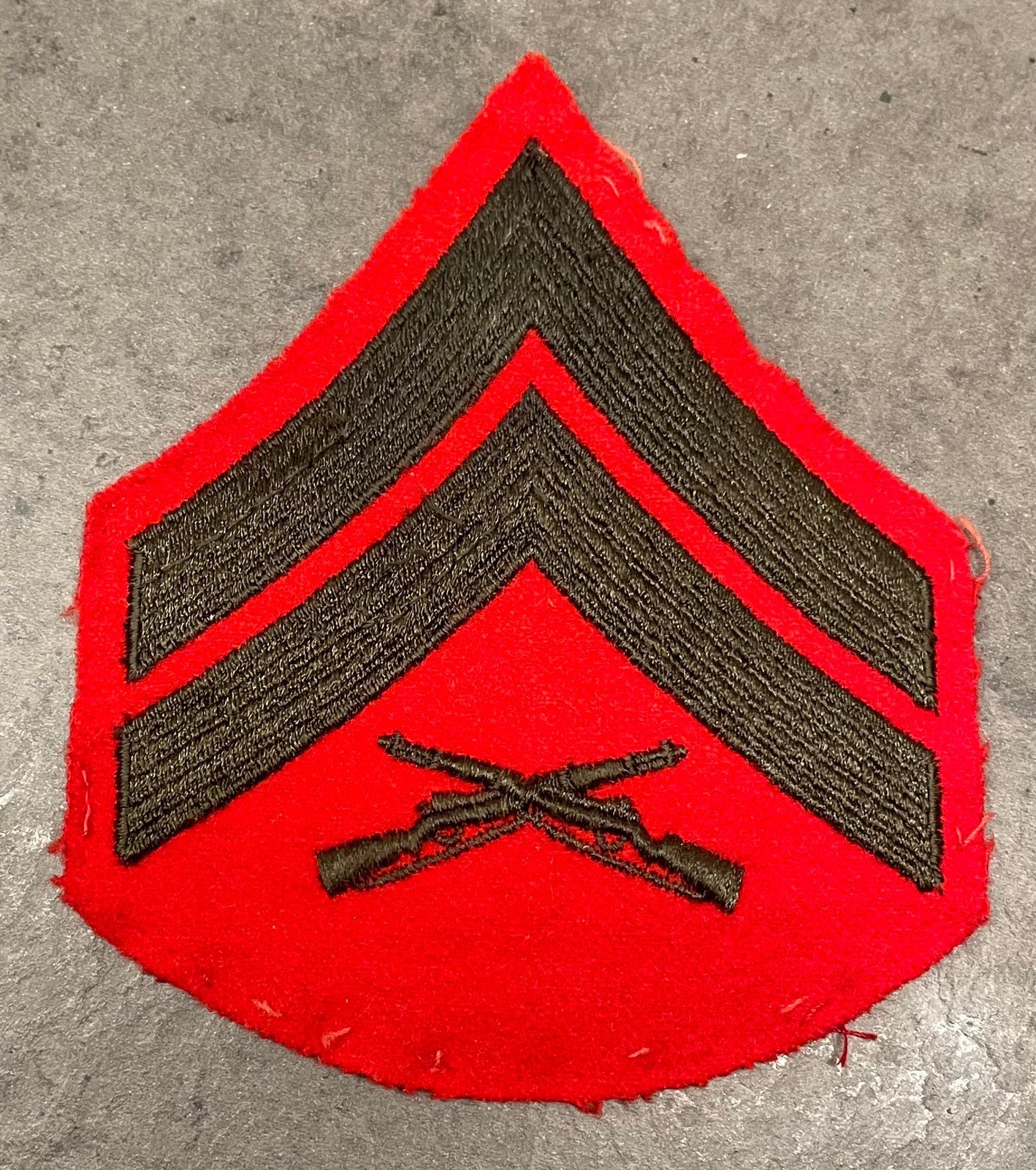 USMC corporal embleem, Verzamelen, Ophalen of Verzenden, Landmacht, Amerika, Embleem of Badge