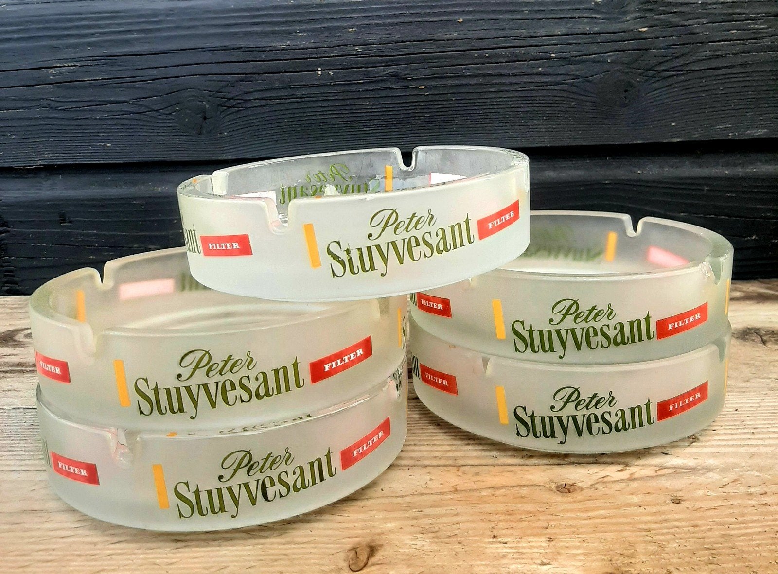 Vintage - Peter Stuyvesant - Asbakken (Bier / Café / Kroeg), Ophalen of Verzenden, Asbak