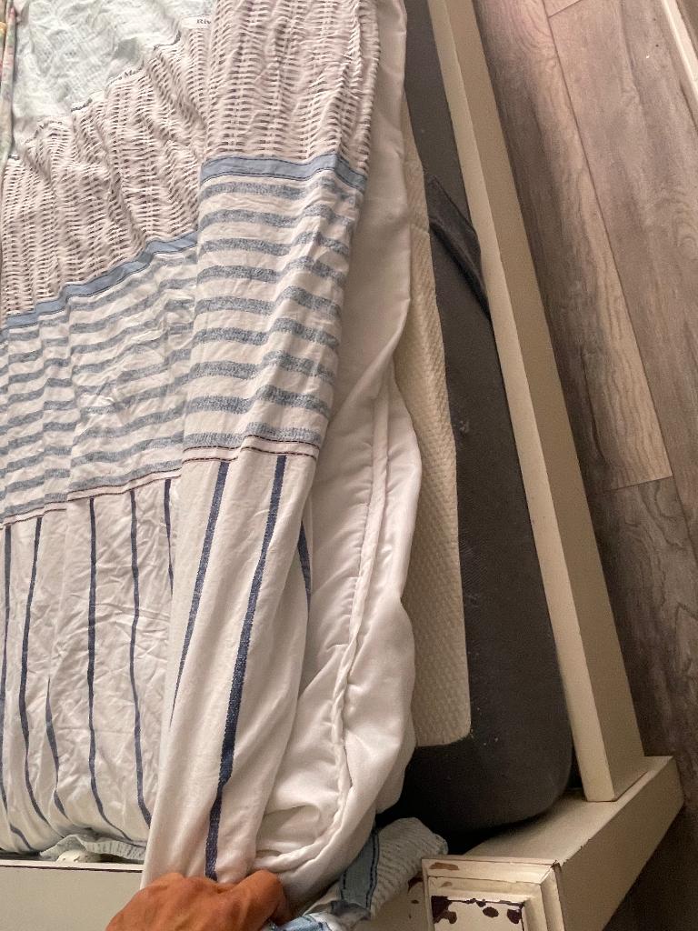 Riviera Maison bed 180/200, Ophalen, Gebruikt, Tweepersoons, Hout